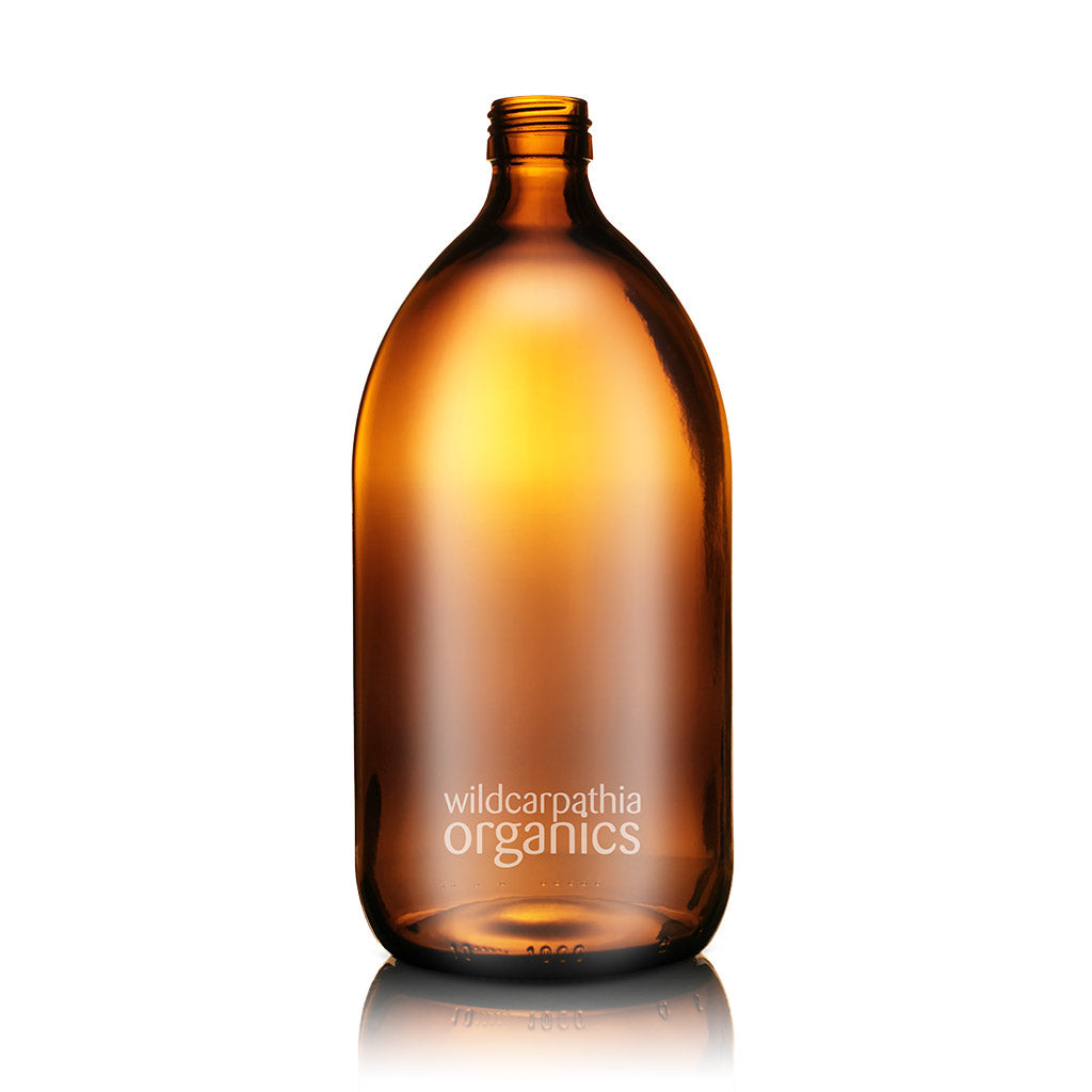 Wild Carpathia Organics - Amber Glass Bottle, 1000ml